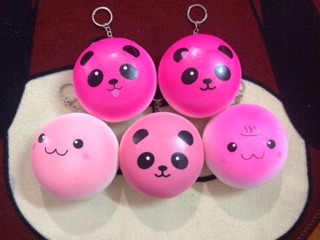 Squishy Panda cảm xúc nhiều màu 10cm
