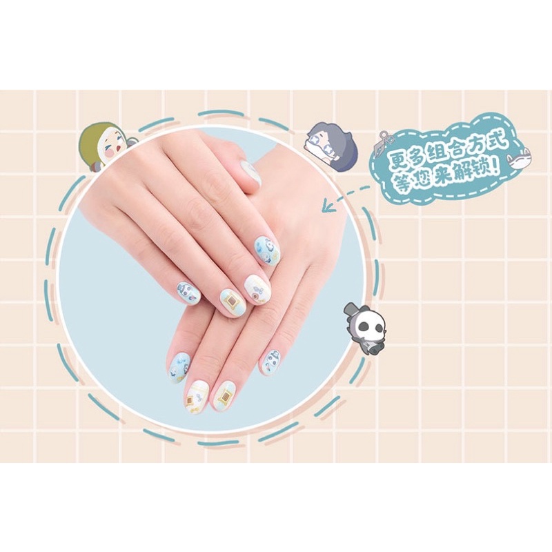 Sticker miếng dán trang trí móng nhân vật Identity V chính hãng NetEase