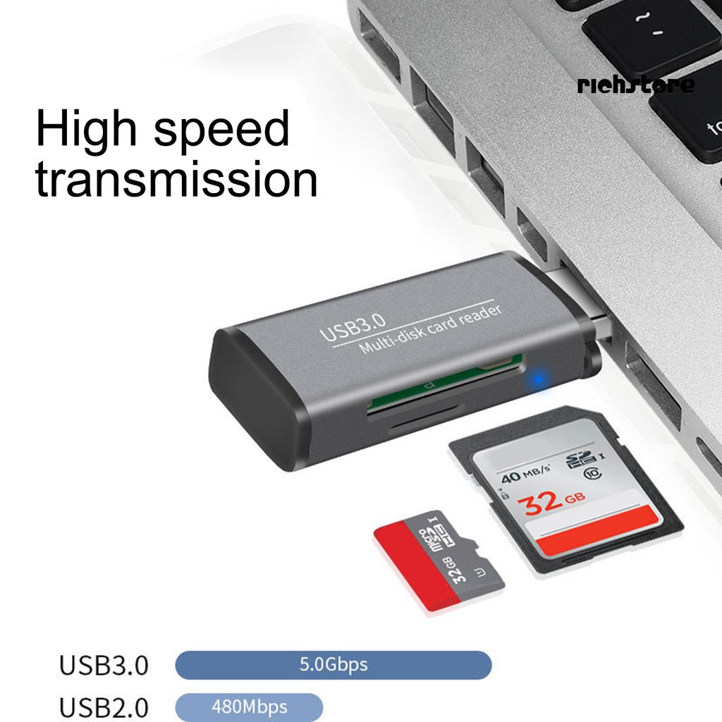 Đầu Đọc Thẻ Nhớ Usb 3.0 Cỡ Lớn Tiện Dụng Cho Laptop / Máy Tính | BigBuy360 - bigbuy360.vn