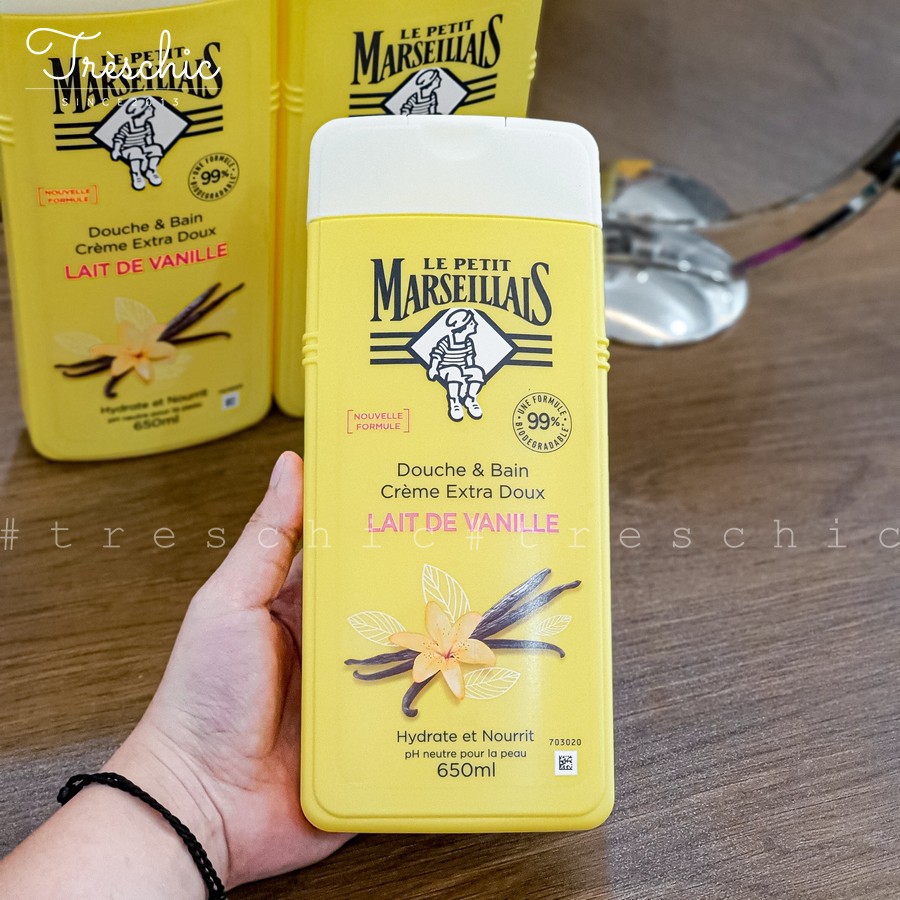 Sữa Tắm Le Petit Marseillais Cho Làn Da Mịn Màng 650ml