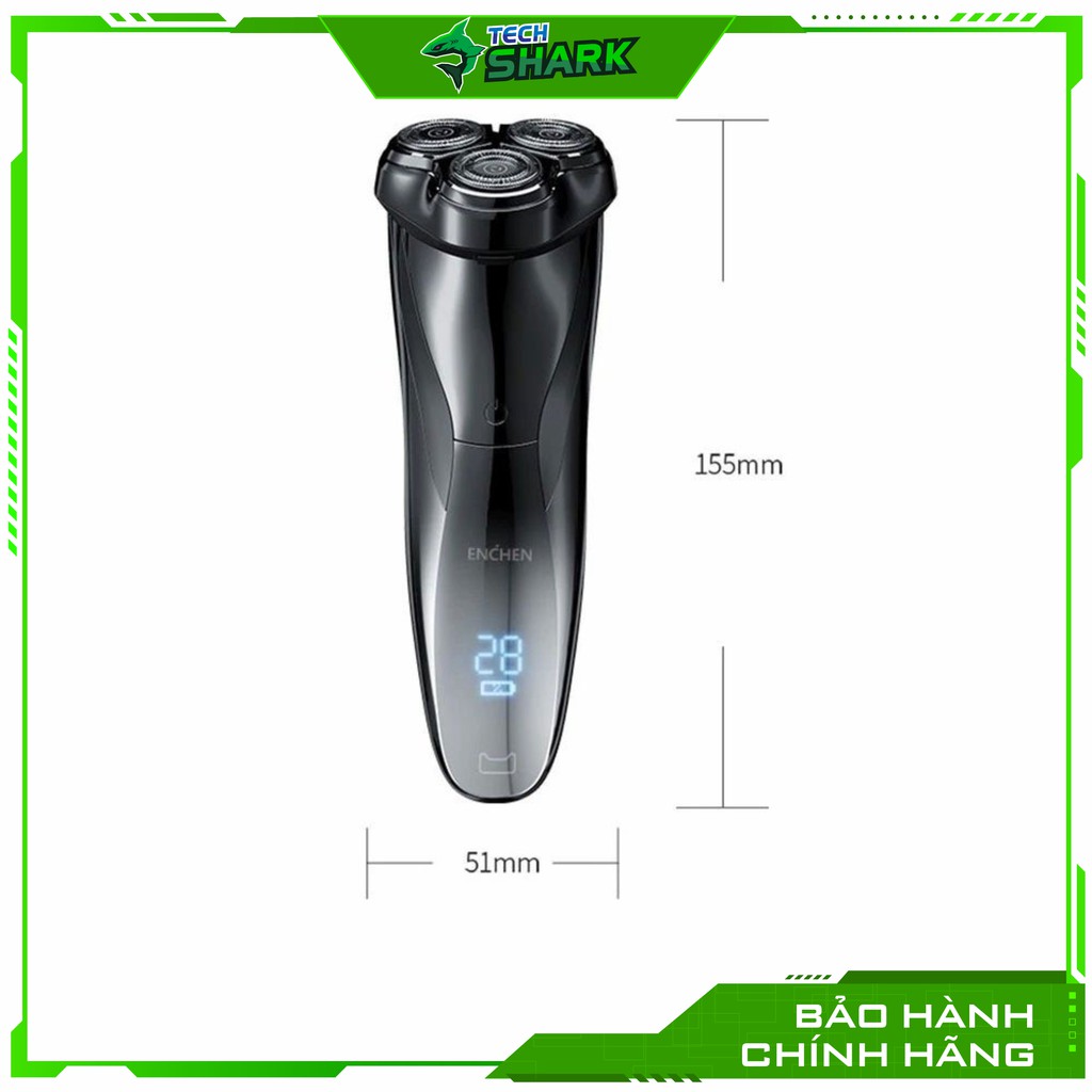 Máy Cạo Râu Xiaomi Youpin Enchen BlackStone 3 Electric Shaver 3D Blackstone3 Chống nước thế hệ 3