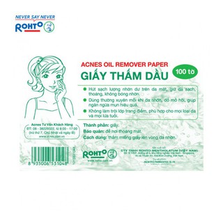 Giấy thấm dầu - Bộ chăm sóc da giấy thấm dầu