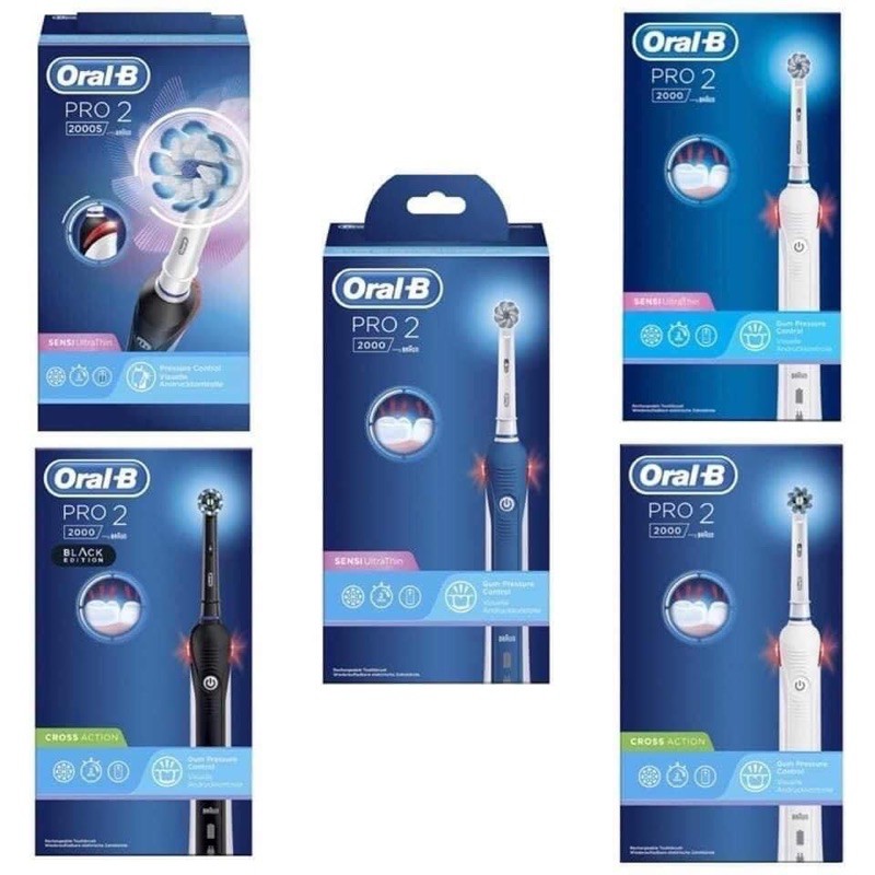 Bàn chải điện oral b pro 2 2000s hàng ĐỨC, bàn chải điện oral-B junior cho bé, pro 3 3000