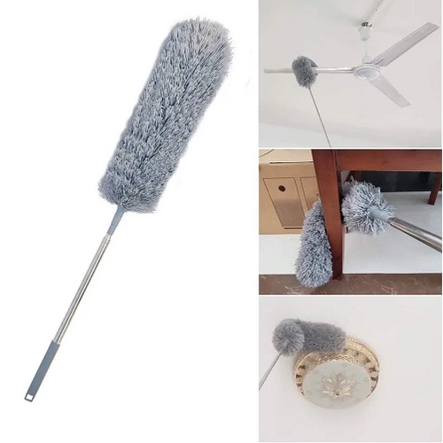 Chổi kéo dài 2m5 Quét Trần Lau Bụi Đa Năng có cán điều chỉnh độ dài và xoay 360 độ đa năng