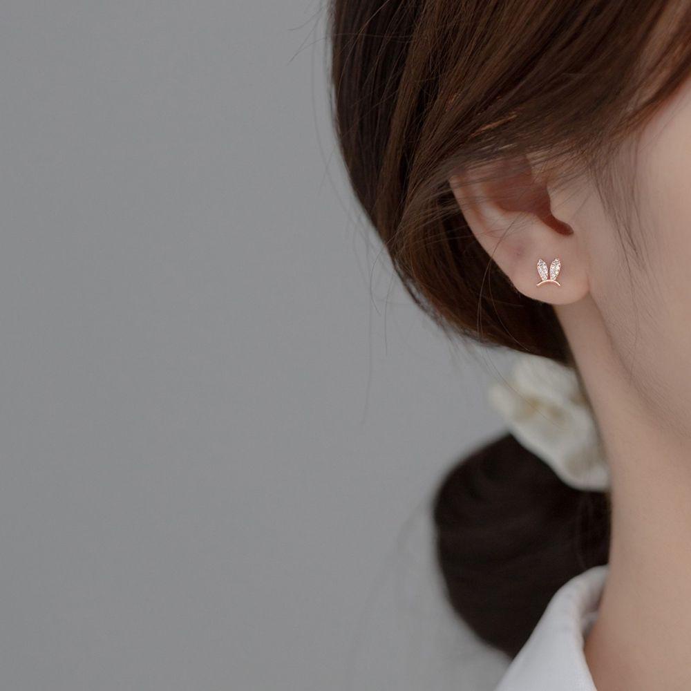 VANES1 Đôi Bông Tai Dáng Dài Đính Đá Thời Trang Cho Nữ