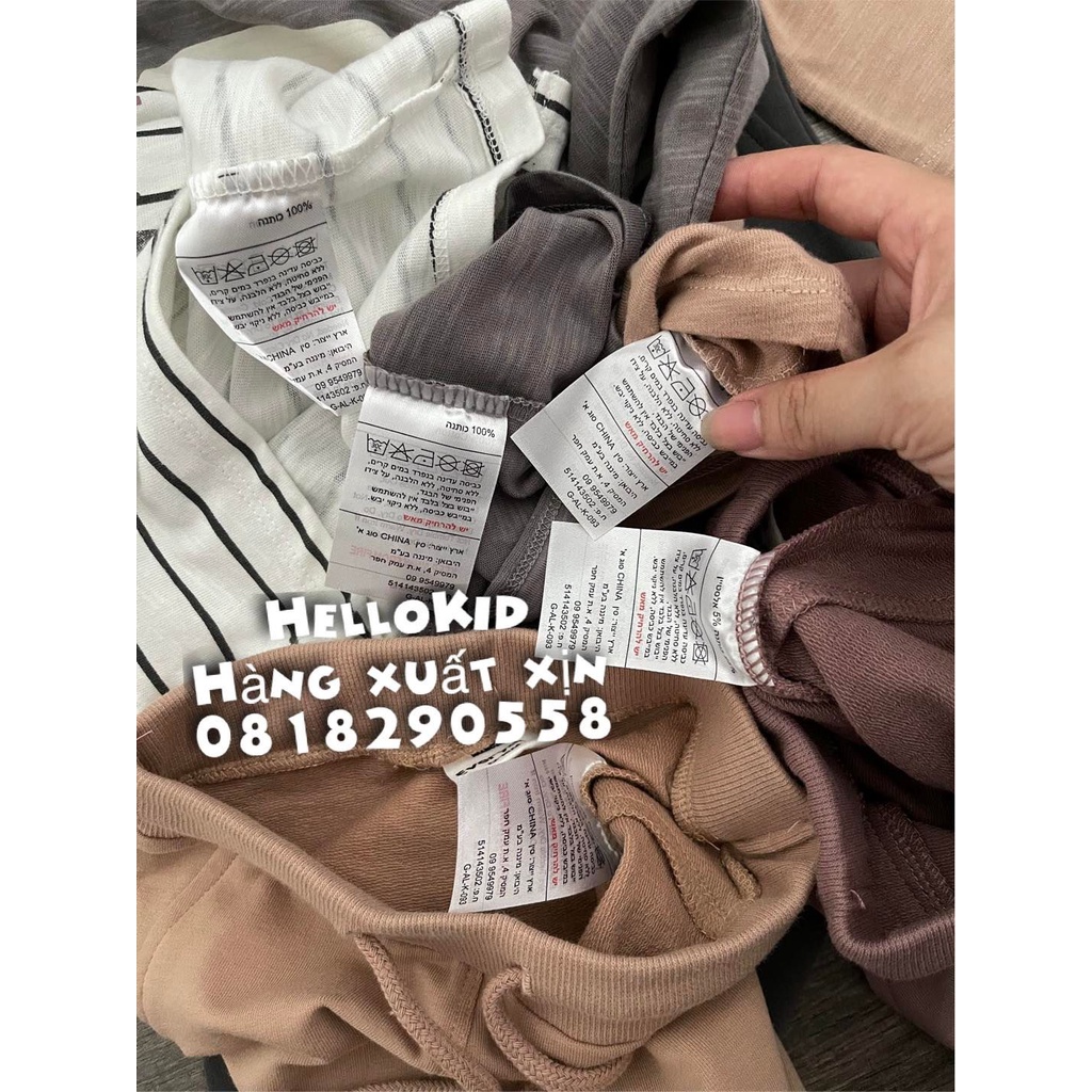 B362 - Bộ áo thun kèm quần nỉ da cá minene bé trai (ngẫu nhiên quần)