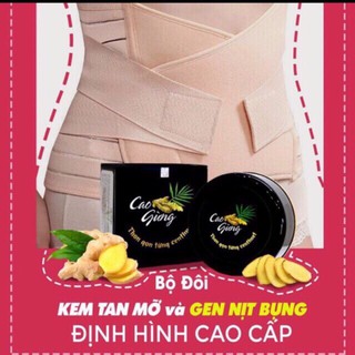 Set Cao Gừng Giảm Mỡ + Đai Nịt Bụng