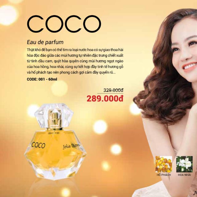 Nước hoa nữ COCO Eau de parfum