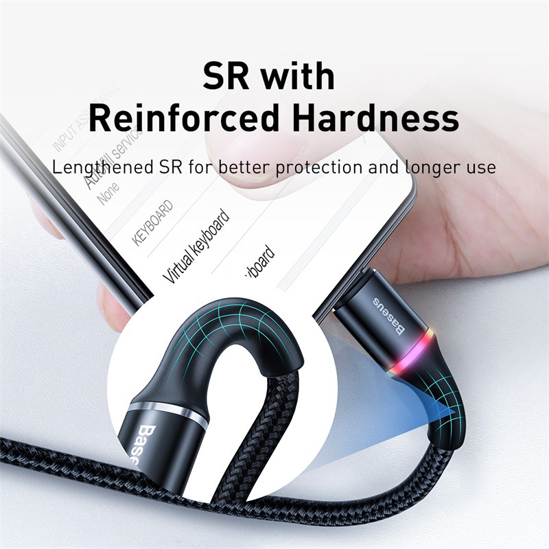 XIAOMI Dây Cáp Sạc Nhanh Baseus (0.25m / 0.5m / 1m / 2m) 5A USB Type C Cho Huawei 40W