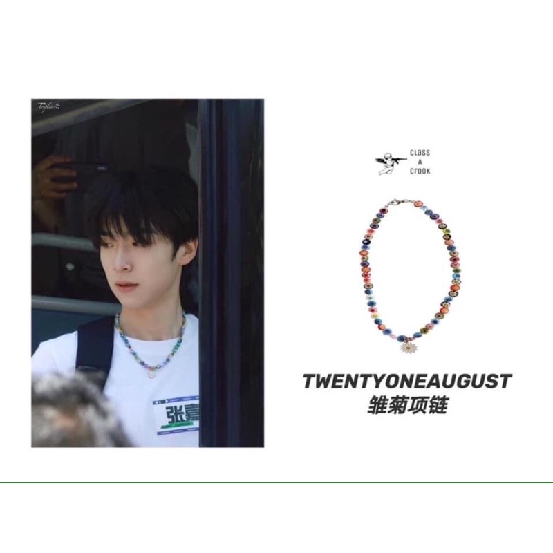 Vòng cổ cheap moment Trương Gia Nguyên INTO1 Chuang 2021