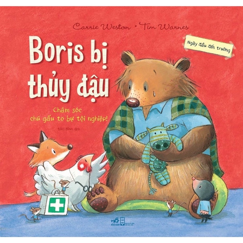 Sách - Bộ Ngày đầu đến trường của Gấu Boris ( bộ 02 cuốn mã lẻ )