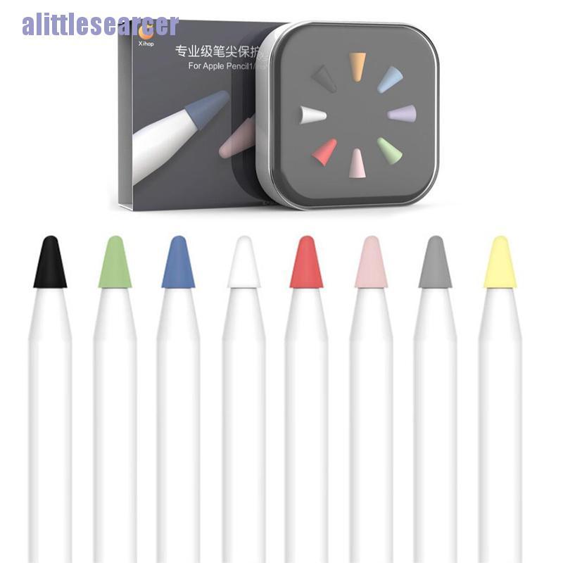 Set 8 Đầu Bút Cảm Ứng Thay Thế Cho Apple Pencil Gen 1 & 2