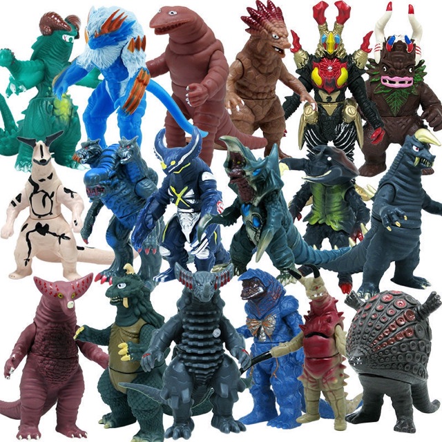 Mua 5 Tặng 1!!! Miễn Phí!Đồ Chơi Quái Vật Ultraman 13CM Bằng Cao Su Mềm