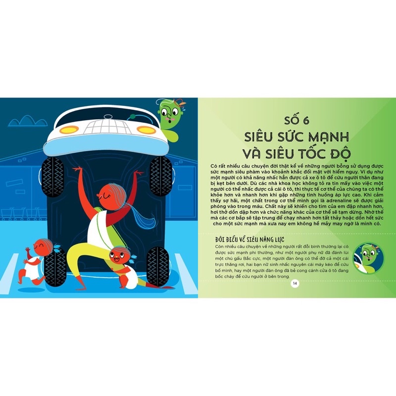 Sách - 50 Khám Phá Những Siêu Năng Lực Kỳ Quặc Của Loài Người - Sách khoa học cho bé - Crabit Kidbooks