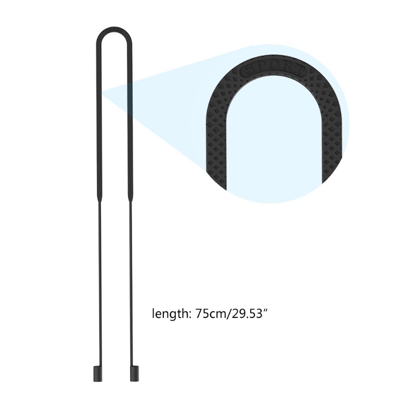 Dây Đeo Cổ Bằng Silicon Mềm Chống Thất Lạc Và Mồ Hôi Cho AirPods Pro 1 2 3