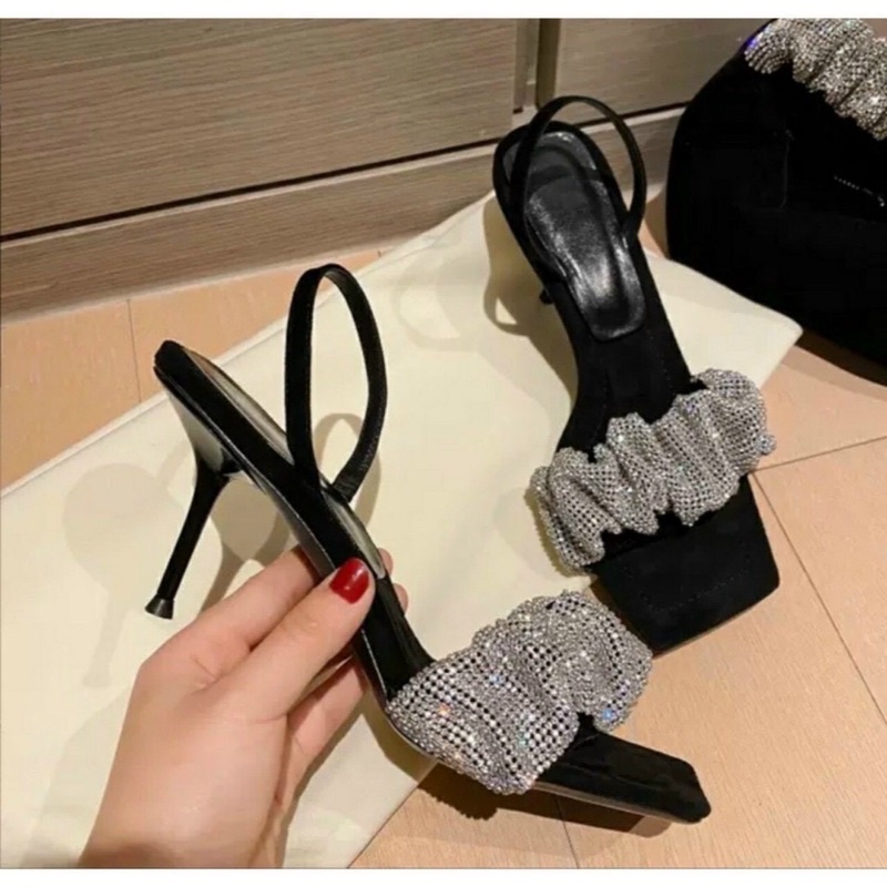 Dép xăng đan nữ 9p kim tuyết siêu xinh 2022