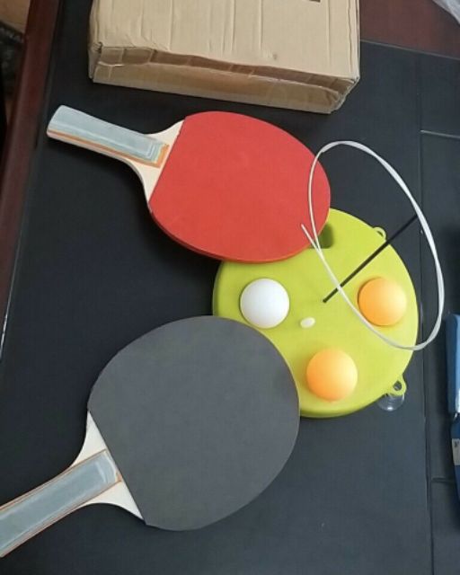 [Xả kho] Bộ vợt bóng bàn gỗ phản xạ Free Tab, ăng ten bằng cacbon loại tốt