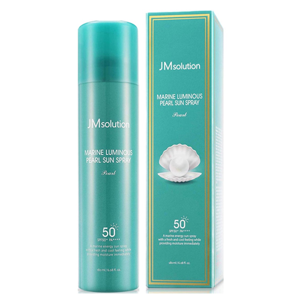 Xịt Chống Nắng Toàn Thân Từ Ngọc Trai JM Solution Marine Luminous Pearl Sun Spray SPF50+ 180ml