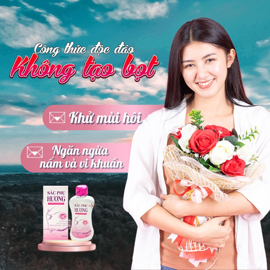 Dung dịch vệ sinh phụ nữ Sắc Phụ Hương, ngăn ngừa nấm và vi khuẩn (200ml)