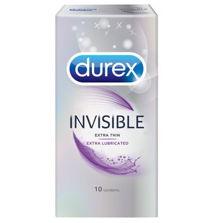 Bao cao su Durex Invisible Extra Lubricant 10 bao