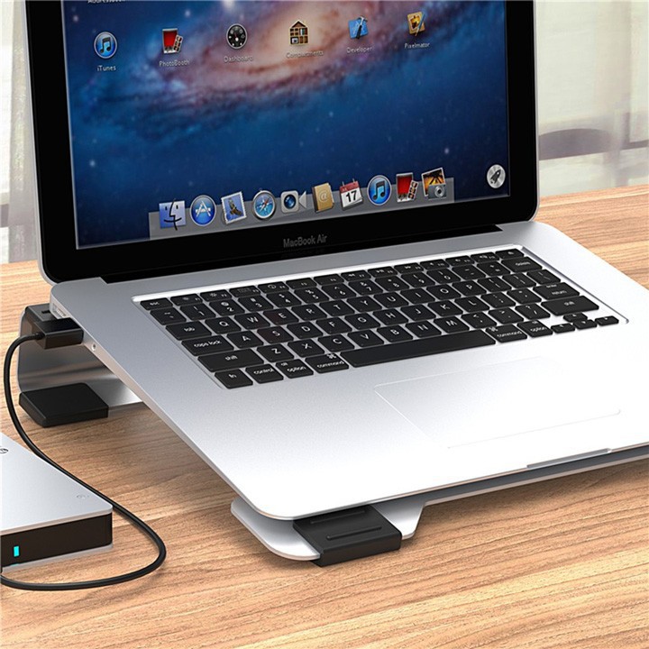 Đế tản nhiệt nhôm cho laptop, MacBook Orico NB15