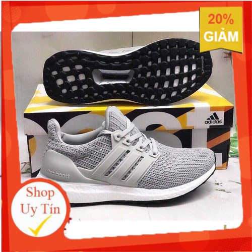 [HẠ GIÁ] GIÀY THỂ THAO XÁM NAM NỮ | ULTRA BOOST 4.0