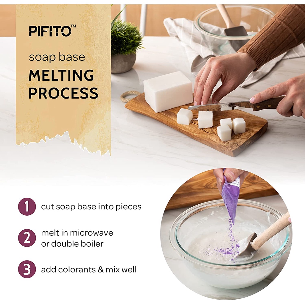 DIY Khuôn Silicon Hình Chữ Nhật Làm Xà Phòng Handmade