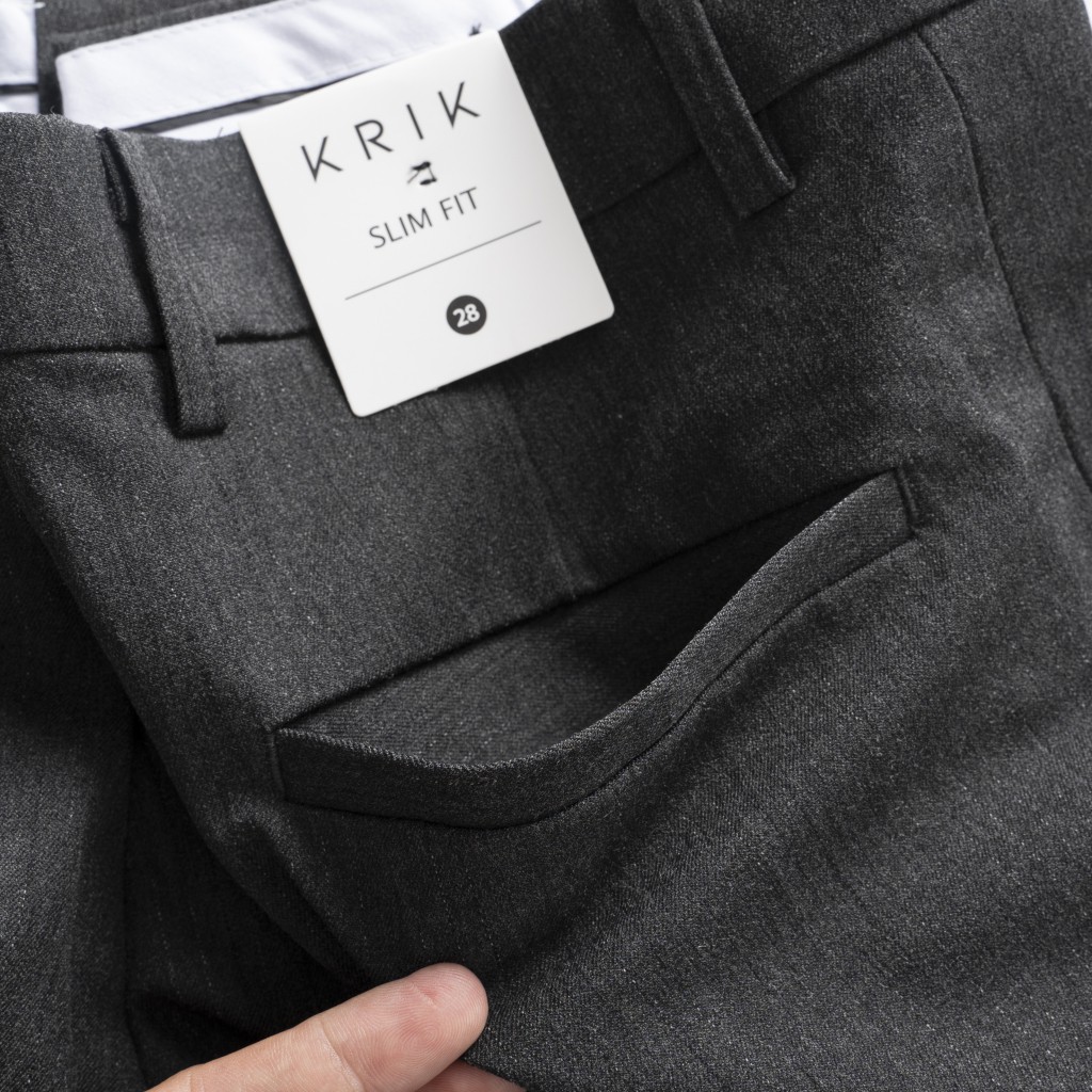 Quần Âu Nam KRIK Dáng Côn Có Họa Tiết Kẻ 8055 | BigBuy360 - bigbuy360.vn