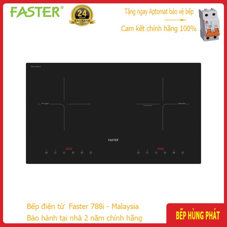 Bếp điện từ Faster FS-788i nhập khẩu nguyên chiếc Malaysia