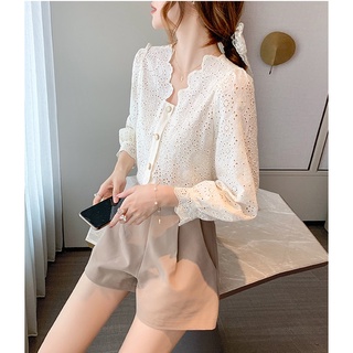 ÁO SƠ MI THÔ MỀM TIỂU THƯ CAO CẤP SIZE S