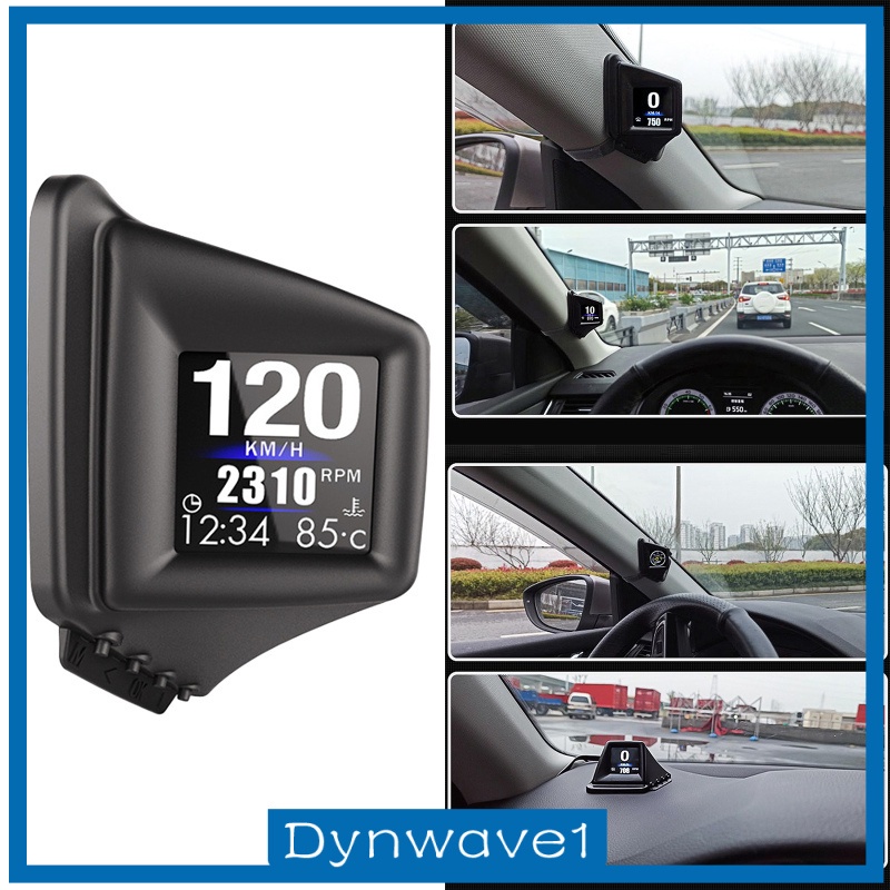 [DYNWAVE1] Car Head Up Display GPS OBD2 OBD Driving Computer Voltmeter LCD Screen