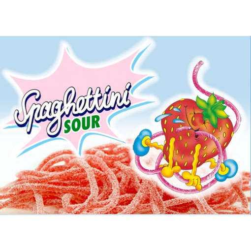 ( Bán sỉ ) Lốc 15 gói Kẹo dẻo Trolli Spaghettini Sour 100gr