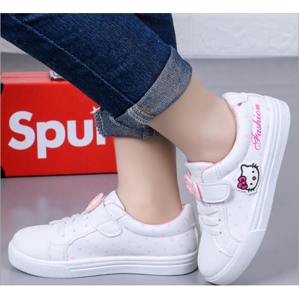 Giày Thể Thao Hello Kitty,Giày Thể Thao Sneaker Bé Gái