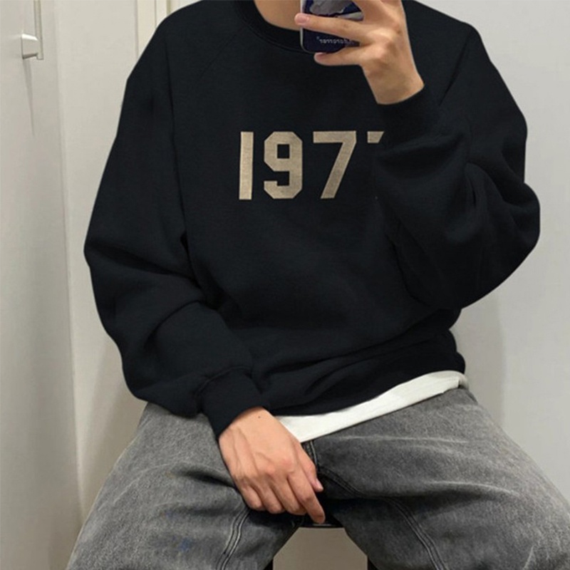 Áo SWEATER Nỉ Cổ Tròn 1977 Phong Cách UNISEX Fom Rộng, Lịch Sự, Thoải Mái Thấm Hút Mồ Hôi Mùa Đông 2022