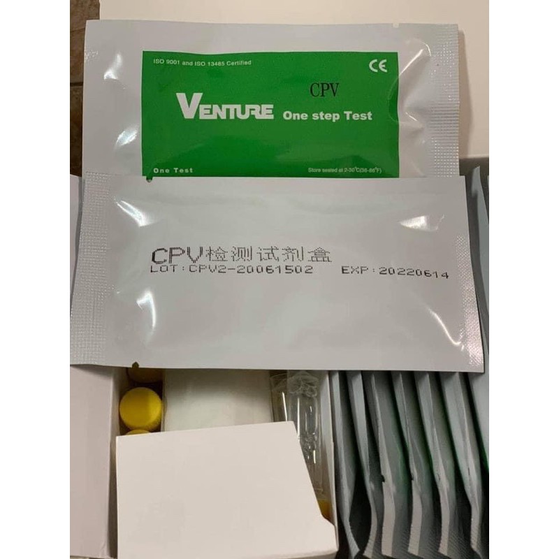 (Date mới nhất ) Que test bệnh PARVO, CARRE, GIẢM BẠCH CẦU cho chó, cún hiệu quả chính xác nhất hiện nay