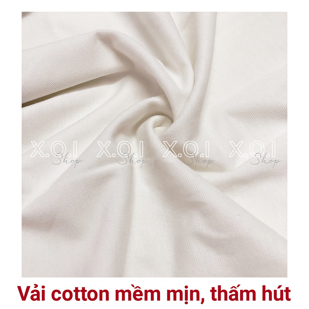 Áo phông unisex nam nữ form rộng tay lỡ basic chất cotton phong cách ulzzang