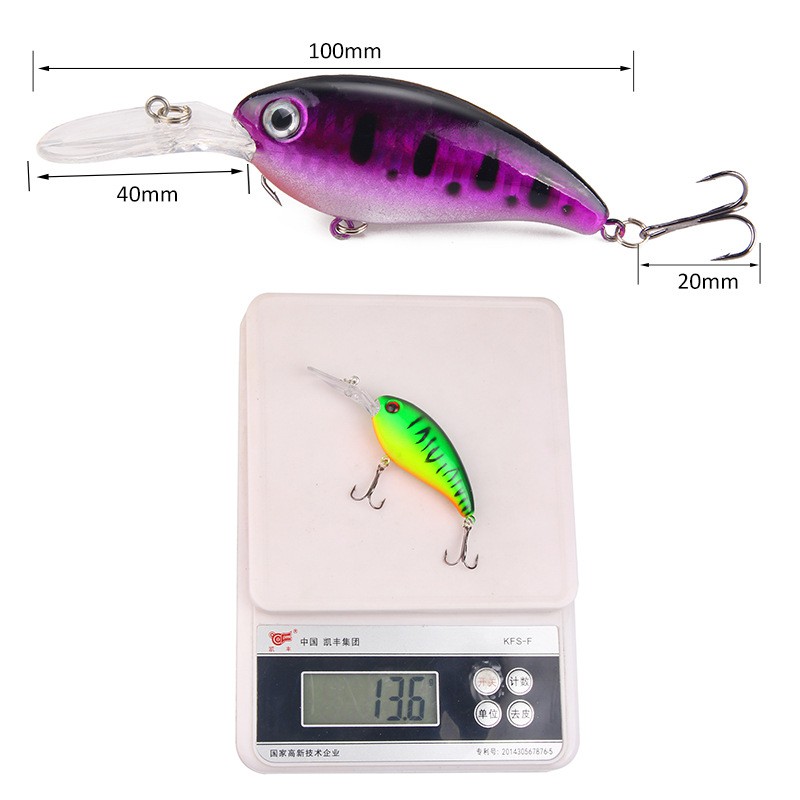 Mồi câu lure 13.6g/10cm chuyên bắt cá rô phi, rô ta, chuối, lóc, sộp, thiểu, ngão, chim