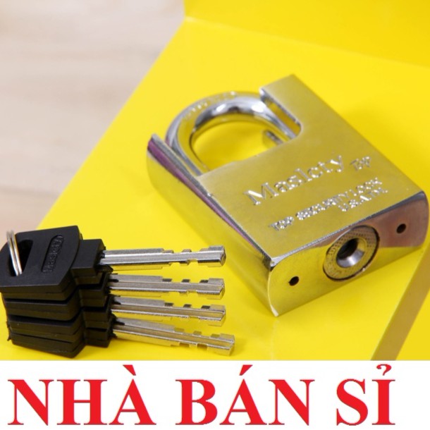 Ổ Khóa Chống Cắt 60mm MASTERY 4 Chìa Cao Cấp Chống Trộm (Chính Hãng)