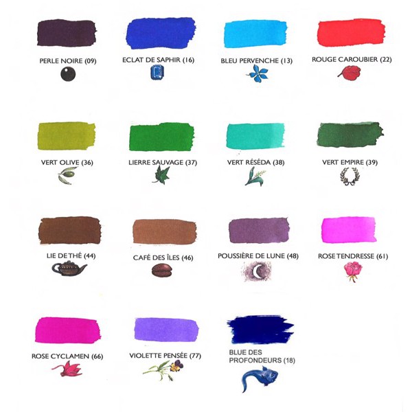 Mẫu thử mực Herbin ink 5ml
