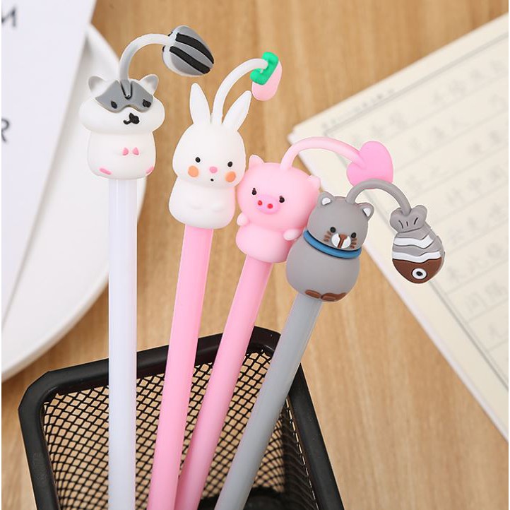 Bút nước animals icon CUTE - Bút bi xinh hình hình pet, Bút hình thú cưng