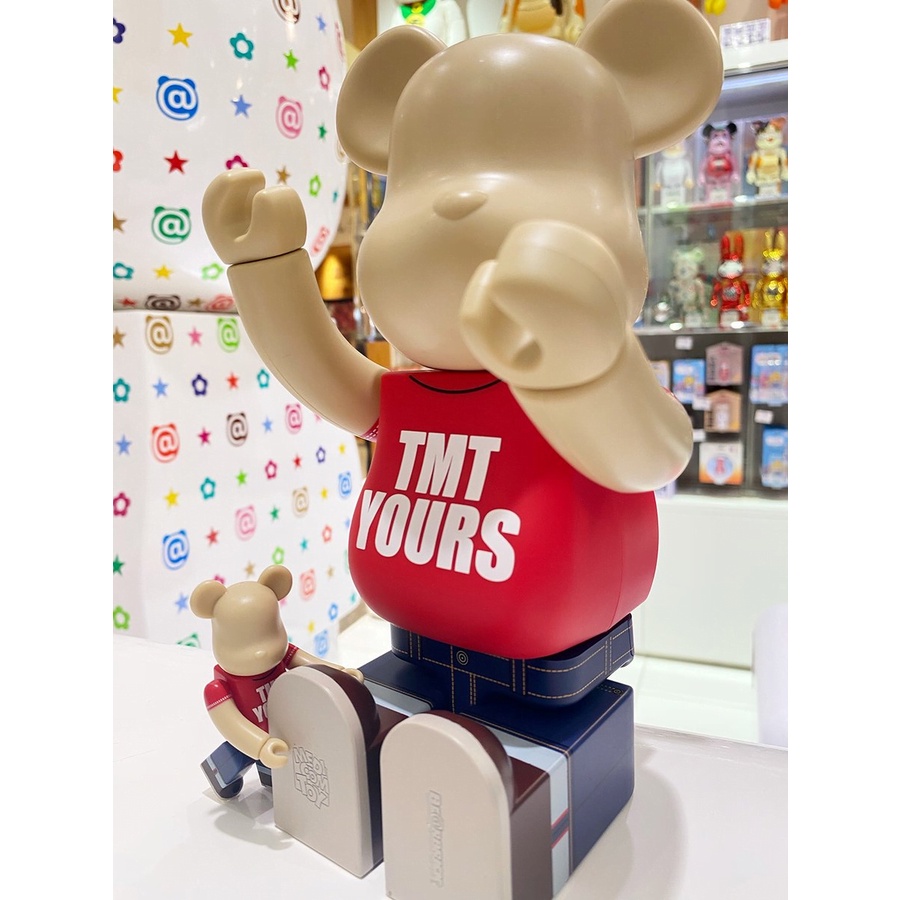 Mô hình trưng bày decor gấu Bearbrick TMT 20th Anniv. Ver. 100% &amp; 400%