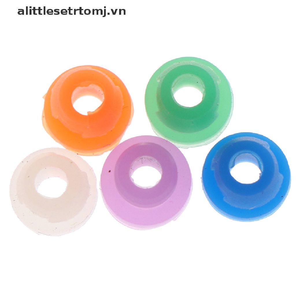 Set 100 Núm Vú Cao Su Đầy Màu Sắc Cho Máy Xăm