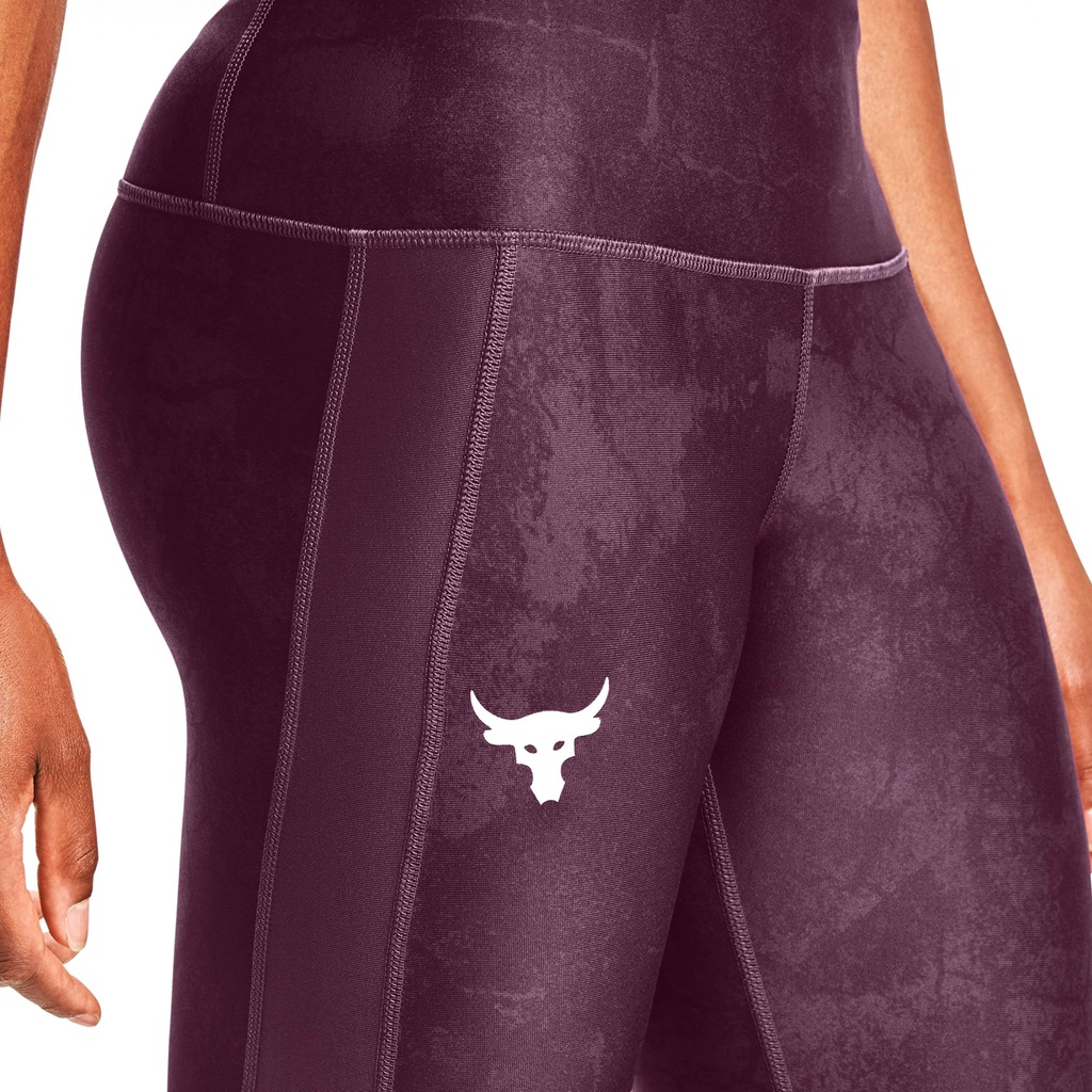 Quần legging nữ Under Armour Project Rock 7/8 - 1356962-569