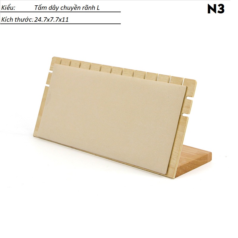 [D2CB] Bộ giá gỗ trưng bày trang sức lai trim chụp mẫu ảnh 3D rất đẹp 13-24 mẫu