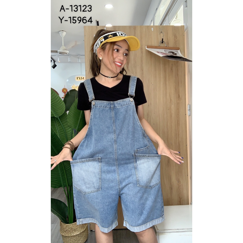 Quần Yếm Jean BIGSIZE 3 túi 15964