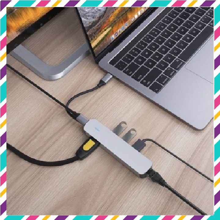 CỔNG CHUYỂN HYPERDRIVE 4K HDMI 6-IN-1 USB-C HUB [ Freeship ] FOR MACBOOK & USB-C DEVICES