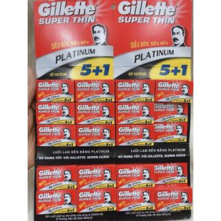Combo 20 hộp lưỡi lam Gillette® (120 lưỡi) / Siêu mỏng - Siêu bền
