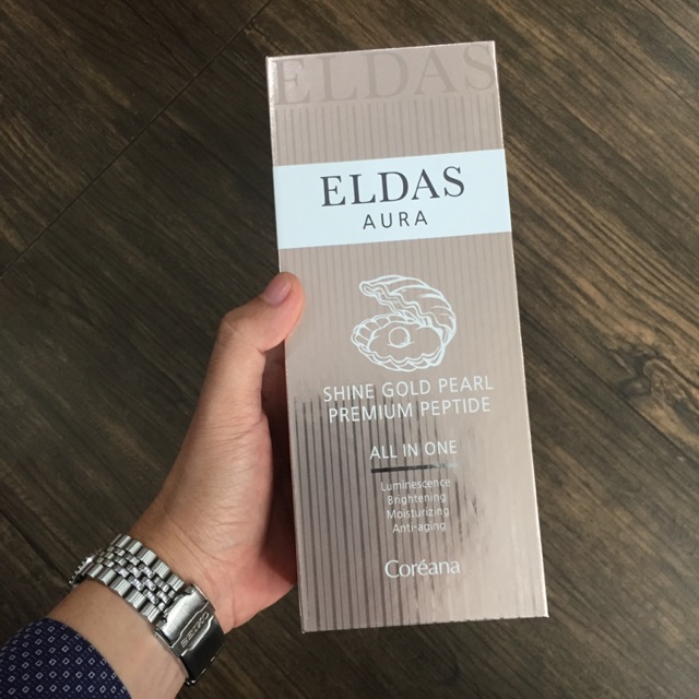 tế bào gốc ELDAS AURA Shine Gold Pearl Premium Peptide