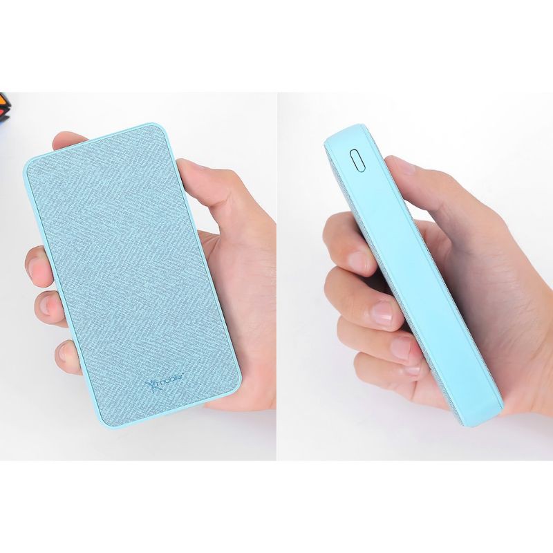 SALE HOT GIẢM SỐC Sạc dự phòng Polymer 15000mAh Type C PD QC3.0 Xmobile PowerBox P72D Xanh (2 nd)