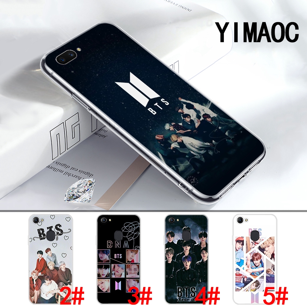 Ốp Lưng Tpu Mềm Trong Suốt In Hình Bts Cho Oppo A3S A5 A37 A39 A5S A7 A59 F1S F3 A1 F5 F7 F9 Pro 67c